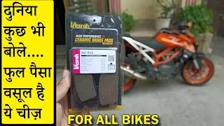 Vesrah Ceramic Brake Pads Review | KTM Duke 390 -Infoinsta