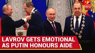 'Dear Vladimir...': Lavrov's Emotional Speech After Putin Honours Him With Highest Award | Russia