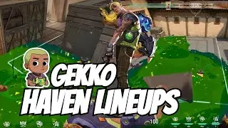 Best Gekko Post Plant Lineups On HAVEN in #valorant