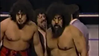 Ivan Koloff / Jules Strongbow / Lou Albano & Wild Samoans New Haven, CT promo - aired 4/16/83