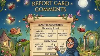 Report cards comments writing #reportcard #commentswriting #kg #youtubevideo