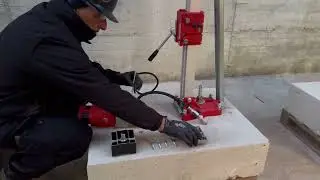 Accessories - Spacer - How to mount core drill on 506845 spacer on L series stands with rapid lock
