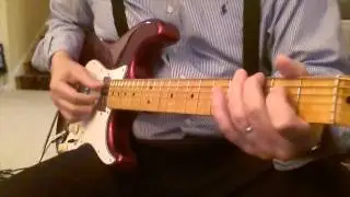 Demo GFS Gold Foil Pickups in a Stratocaster (strat)