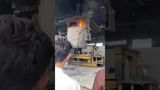 The biggest iron slag explosion 💥 Pakistan industry