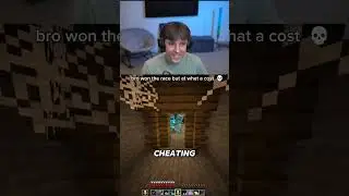bro won the race but at what a cost 🗿 | #shorts #minecraft