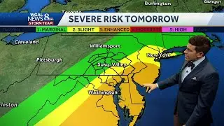 Severe weather possible on Monday