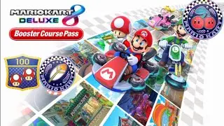 Eddie Plays Mario Kart 8 Deluxe Booster Course Pass Wave 5 100cc Feather & Cherry Cup
