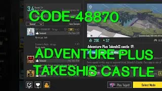 BGMI WOW MAP PARKOUR | CODE 48870 ADVENTURE PLUS TAKESHIS CASTLE | #BGMI