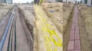Underground Cable Laying Procedure in Hindi