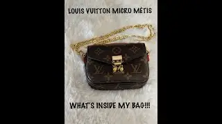 Распаковка Louis Vuitton Micro M&eacute;tis | Что в моей сумке | Сумки LV до 2000 долларов | Роскошный подарок