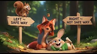 The Sign That Changed Its Mind 🪧😂 | S1 E11 | A Rabbit & Fox Mystery Comedy