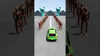 🚗💥 Big vs Small Cars & Concrete Wall #33 - BeamNG.drive - BeamngMars-tk