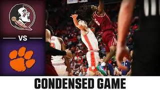Florida State vs. Clemson Condensed Game | 2025-26 ACC Men's Basketball