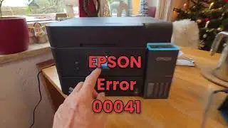 🖨 EPSON Error 00041 beheben Papierstau und Encoder Scheibe reinigen bei Papiervorschub ET-4950 