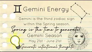 Elements of the Gemini Emotion  ♊️✨