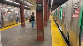 IND 6 Av: R68/R68A/R160/R179/R211A Uptown B, D, F, M Trains at 47-50th Streets &ndash; Rockefeller Center