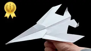 How to Make a Paper Airplane with A4 Paper &ndash; 1200 Feet Flight!