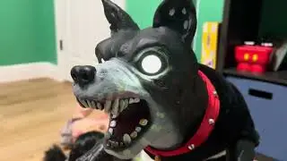 Jumping dog demo spirit Halloween 2013