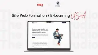 Site web professionnel / Formation / E-Learning en Alg&eacute;rie | D&eacute;mo par The Unika Studio
