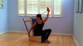 Classical Pilates Arm Chair Exercises Performed by Christina Maria Gadar