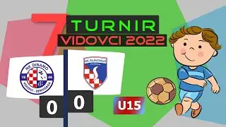 NK Dinamo - NK Slavonija  0:0 # 7. Nogometni Turnir Vidovci 2022 # U15 # Četvrtfinale