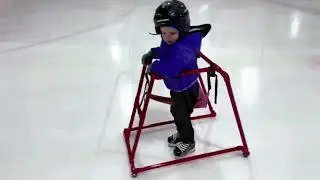 Whiz Trainer  Ice Skate Trainer w Harness. Empowers  child to learn to ice skate between 2 - 6 yrs