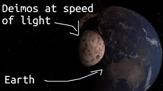 Deimos destroys earth at the speed of light - Universe Sandbox 2