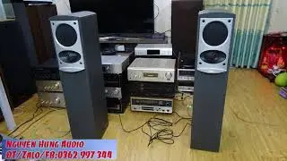 bass rung nh&agrave; với Bose 701 series II,t&iacute;ch hợp sub điện 520watt