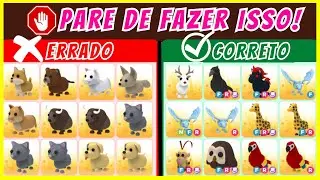 10 ERROS que te IMPEDEM de EVOLUIR seu inventário no Adopt Me - Roblox