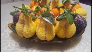 Meyvə şirniyyatlarına forma verilmə qaydası.