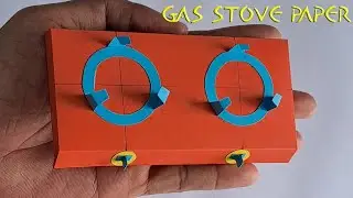 How To Make Gas Stove Paper | Paper Craft | Paper Mini