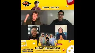 Jamie Miller with crew Antap Breakfast