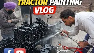 Old Tractor🚜 Restoration | Full Paint Vlog Punjabi