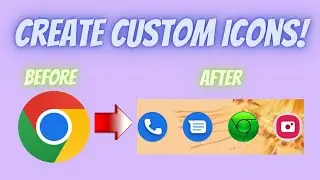 How To Set CUSTOM Icons on ANY Samsung Galaxy (With Your Own Images!)