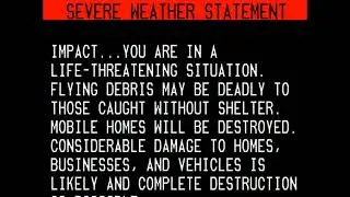 Tornado Emergency For Lake City, AR (My Version)