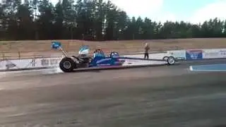 My first time driving a dragster
