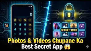 HideU Calculator Lock App 🔒 | Photos & Videos Chupane Ka Best Secret App! 😱