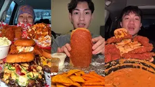 Подборка мукбангов из TikTok | Бургер 