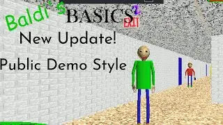 Baldi's Basics Squered - NEW UPDATE!! - Public Demo Style