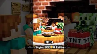 Creeper Ordered TNT on Pizza&hellip; Boom! 💥🍕#minecraft #viral #viralvideo #trending