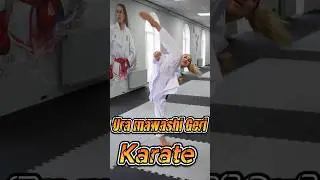 Ura mawashi geri - tutorial wkf karate kumite #karatetraining #wkf