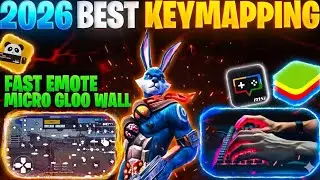 2026 Best Pro Level Keymapping And Custom HUD For Free Fire PC || Blue Stacks 5 || MSI 5