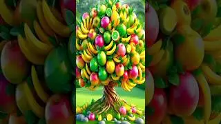 A quick and easy method for growing and planting hybrid banana and guava fruit trees. #gardening