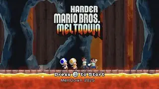 Harder Mario Bros.MELTDOWN #1 Walkthrough 100%