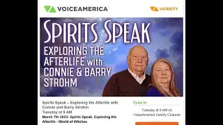 Spirits Speak - Exploring the Afterlife - The Wonderful World of Witches