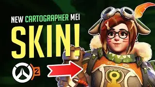 NEW OVERWATCH 2 SKINS | EPIC CARTOGRAPHER MEI + LEGENDARY KIRIKO/PHARAH SKINS