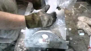 welding gas tank-dry ice trick