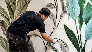 Graffiti in Landscape and Plants Restaurant