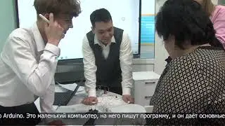 Открытие класса робототехники в средней школе №17