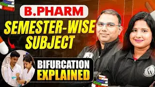 B.Pharm Full Syllabus Breakdown | Semester-wise Subjects Explained